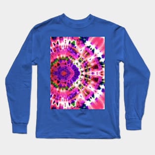 tie dyeing tinctures colors Long Sleeve T-Shirt